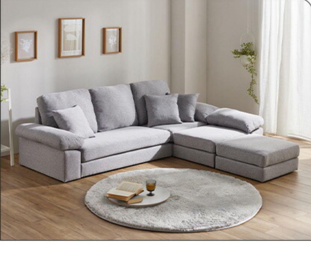 ソファ　ソファー　ソファセット　ソファベッド　L字ソファ　フロアソファ　グレー