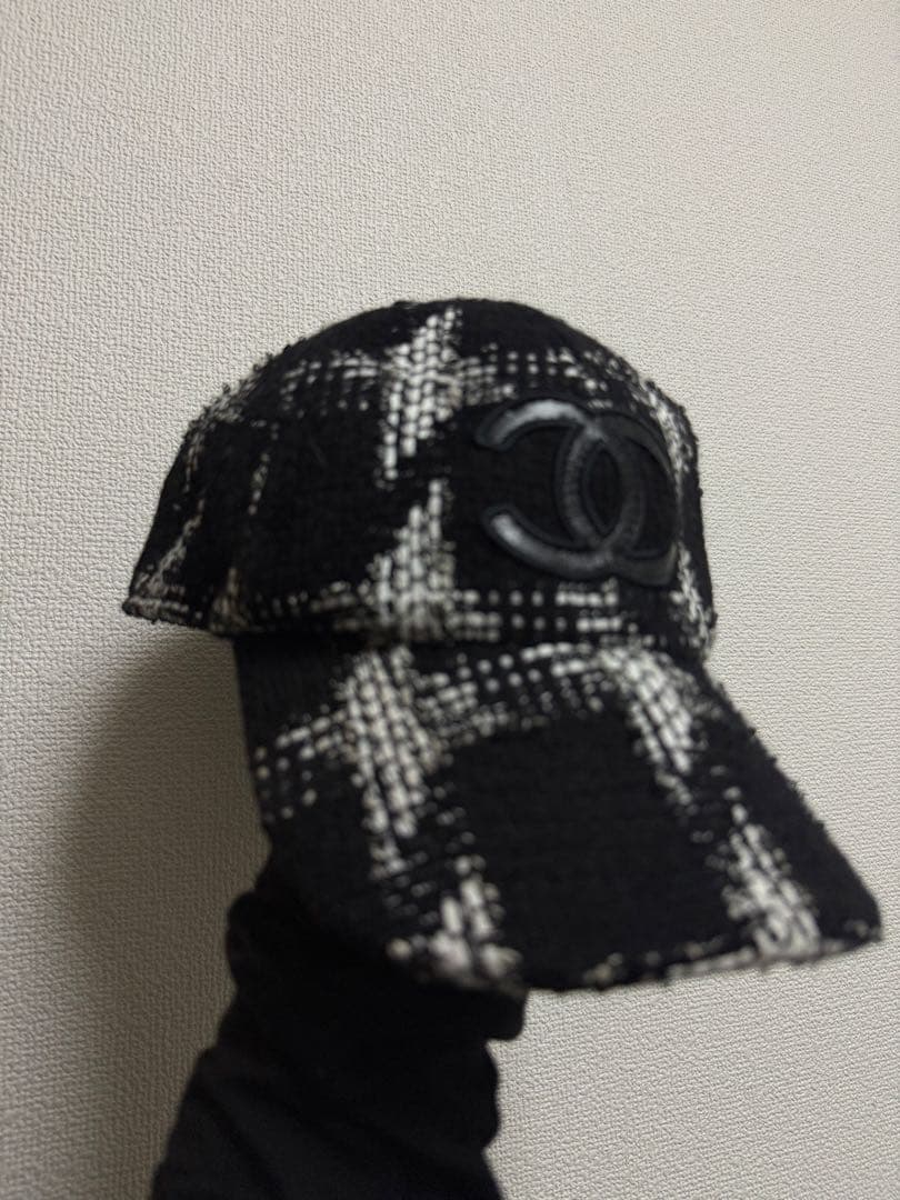 CHANEL ツイード キャップ L 美品
