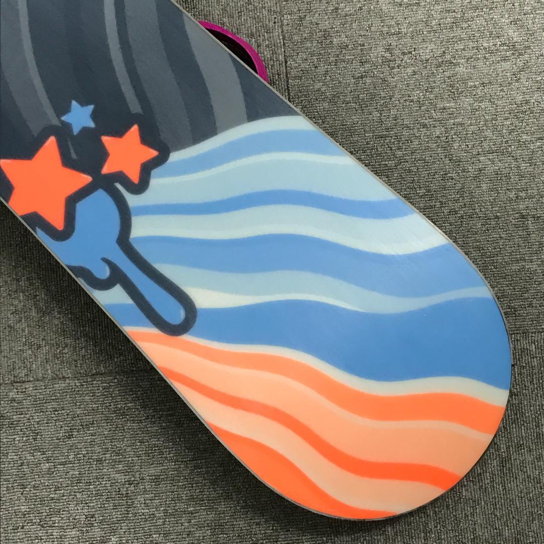 状態良■子供用■2点セット■WAX済■kissmark ボード ビンディング