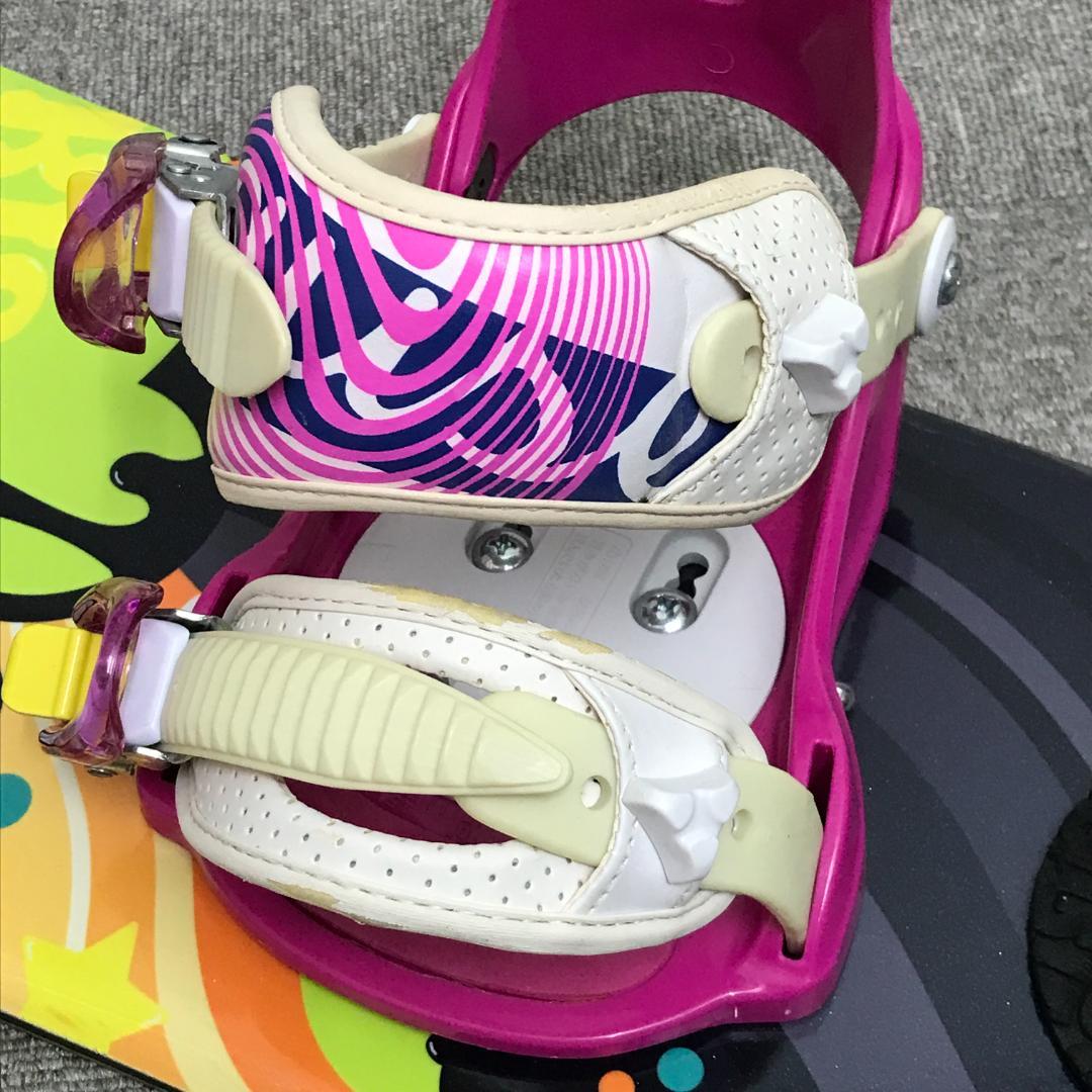 状態良■子供用■2点セット■WAX済■kissmark ボード ビンディング