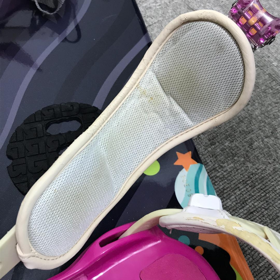 状態良■子供用■2点セット■WAX済■kissmark ボード ビンディング