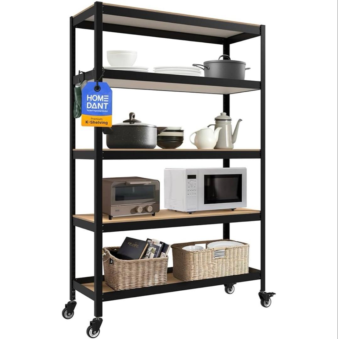 DANT Houseスチールラック5段（120×45×191cm）