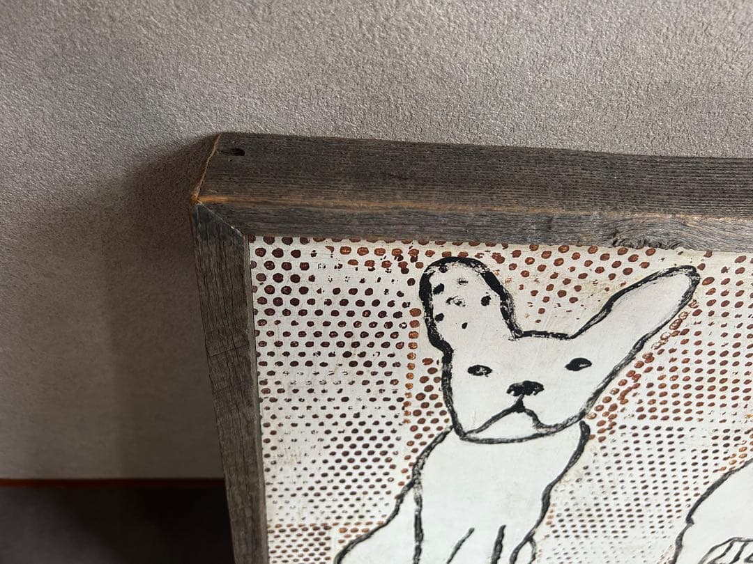 シュガーブー　sugarboo Designs アート　古材　フレンチブルドッグ