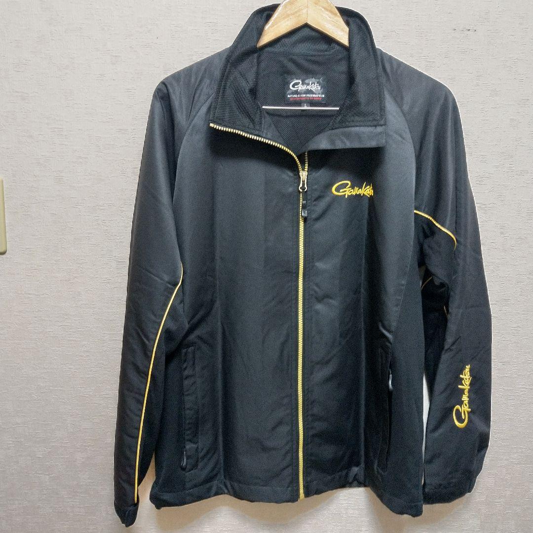 美品 Gamakatsu フルジップフィッシングジャケット 黒 Lサイズ
