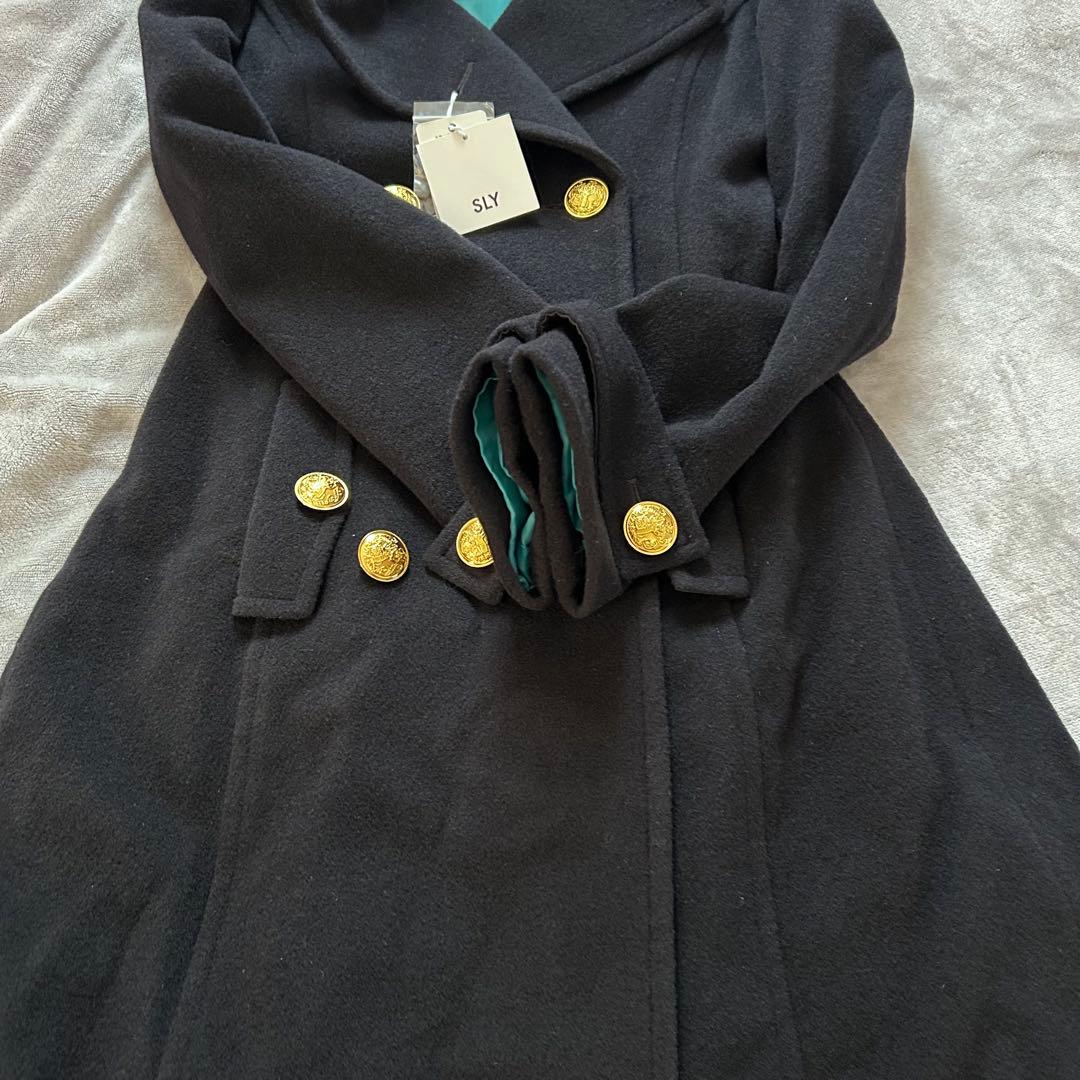 SLY スライ ベビドンコート サイズ2 (M) 安室奈美恵 タグ付き カシミヤ