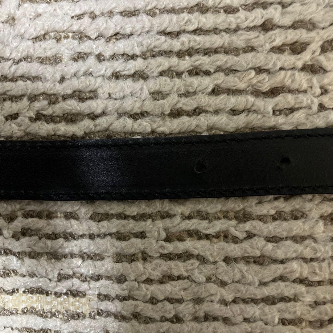 小物 BISOWN LIZARD OVAL BELT