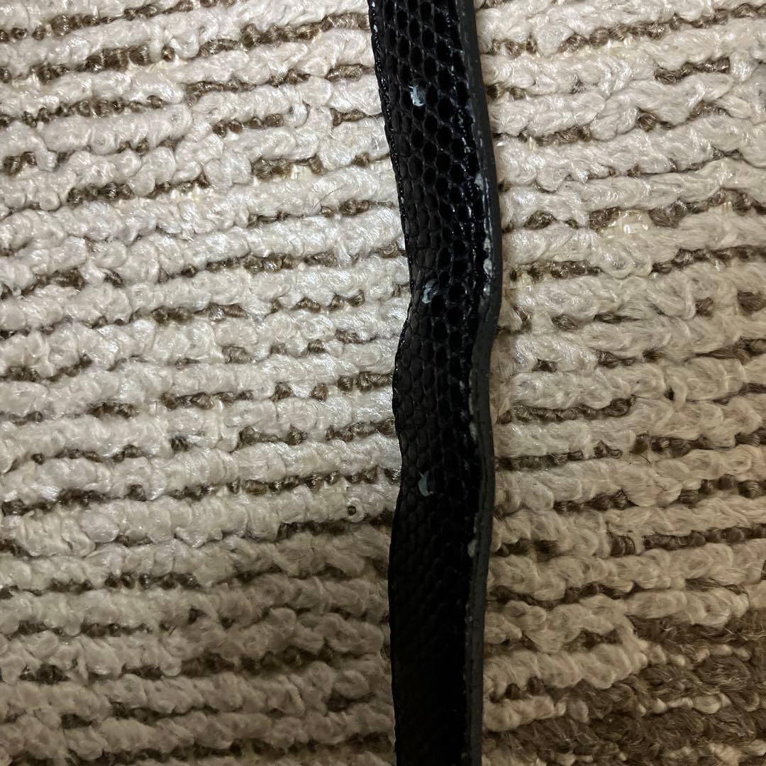 小物 BISOWN LIZARD OVAL BELT