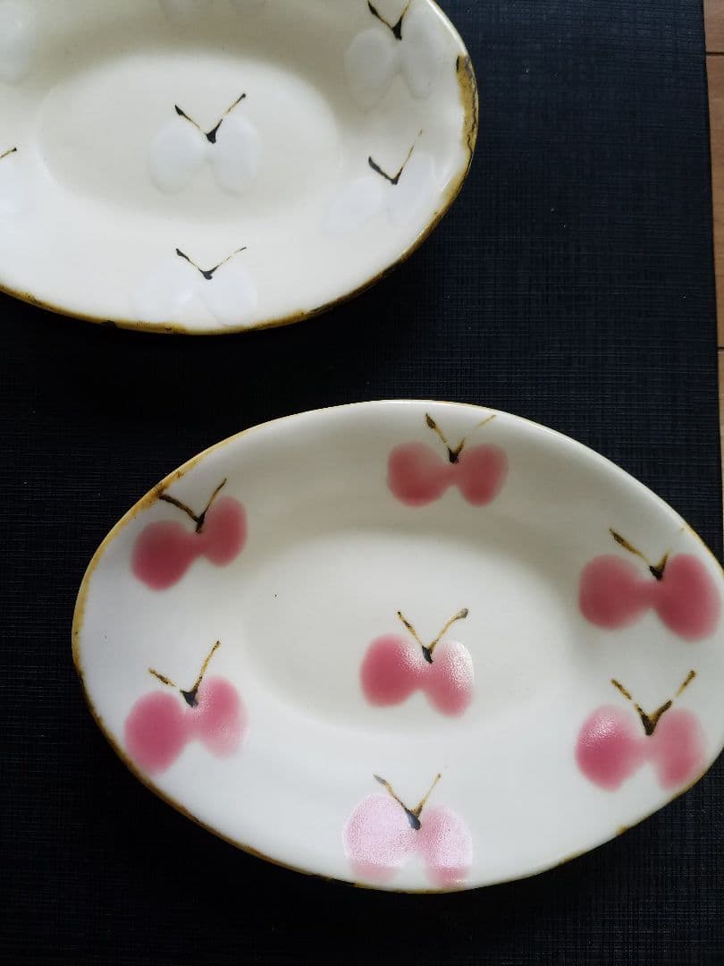 石木文さん　てふてふ　オーバル２枚