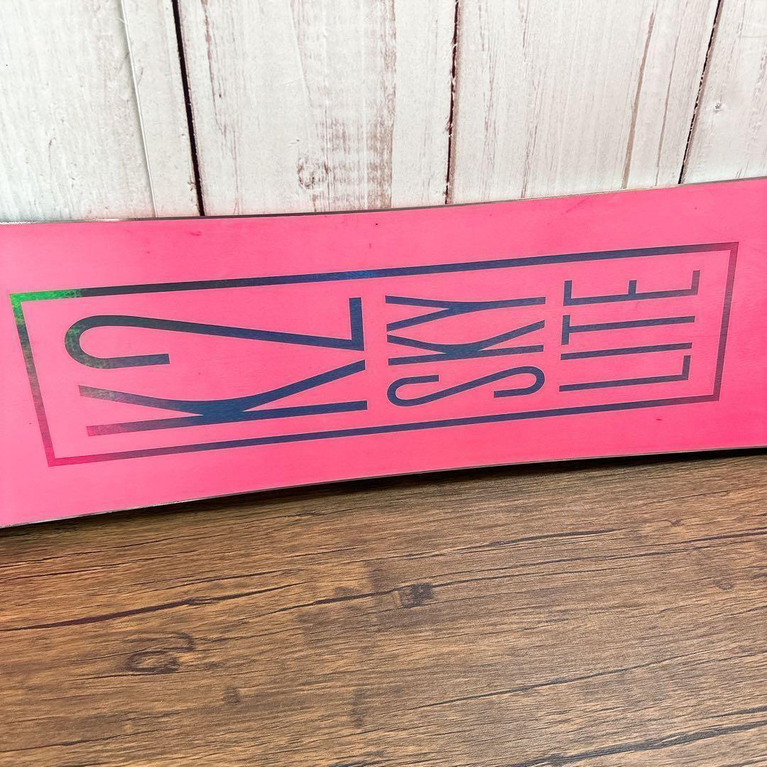 K2 スノーボード 142cm レディース 2点セット 初心者 ピンク