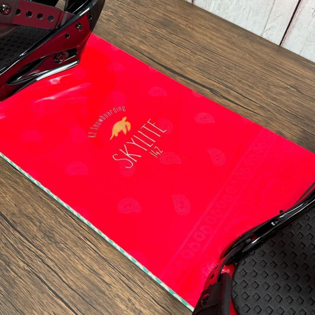 K2 スノーボード 142cm レディース 2点セット 初心者 ピンク