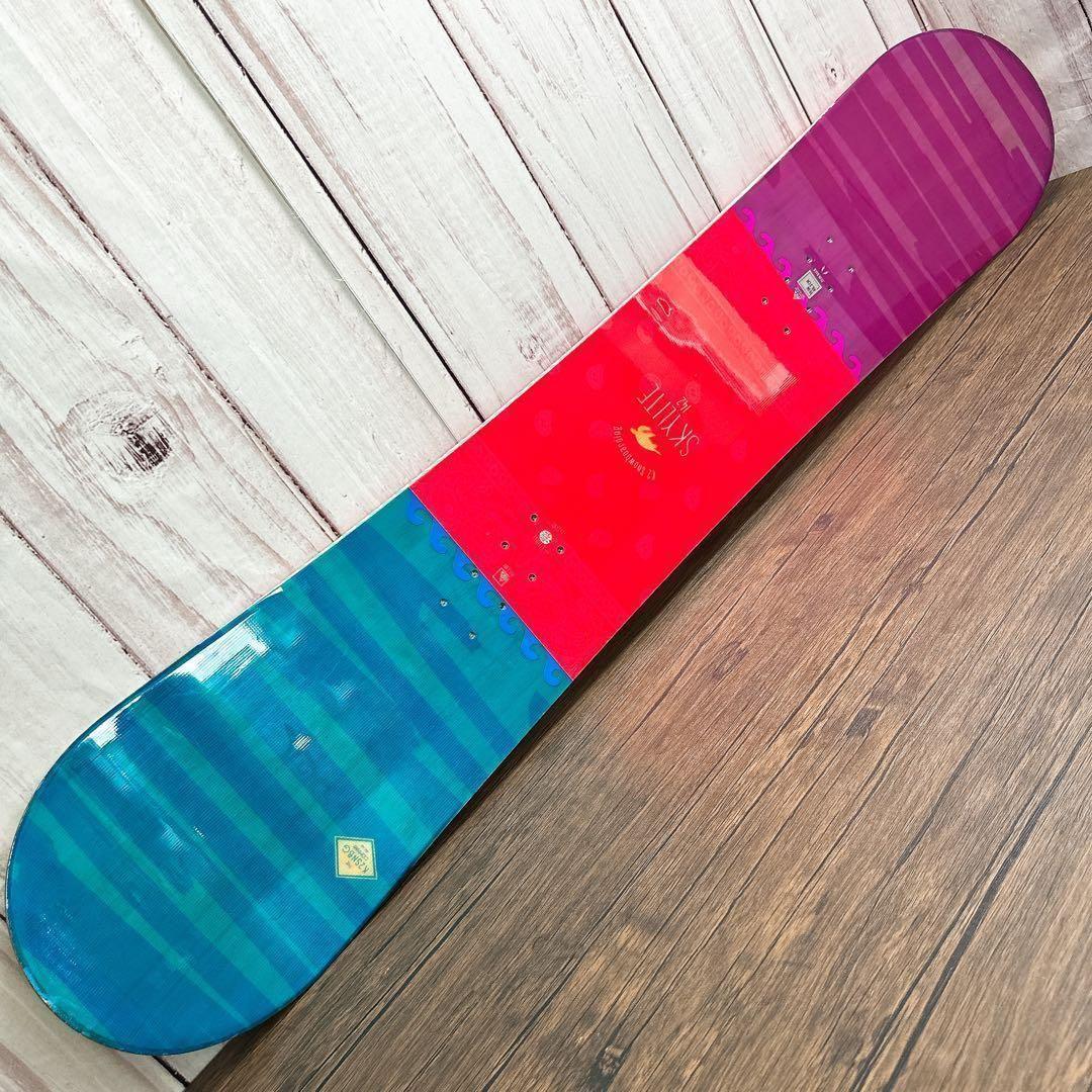 K2 スノーボード 142cm レディース 2点セット 初心者 ピンク