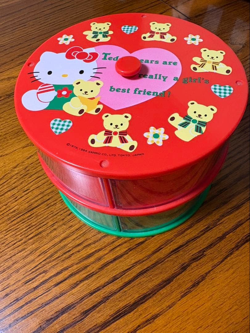 ハローキティとケロッピの２段小物入れ 非売品【希少】