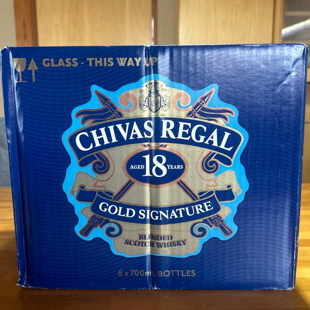 シーバスリーガル18年 1ケース6本　新品・未開封