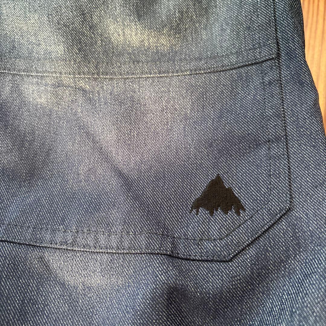 BURTON スノーボードパンツ デニム調