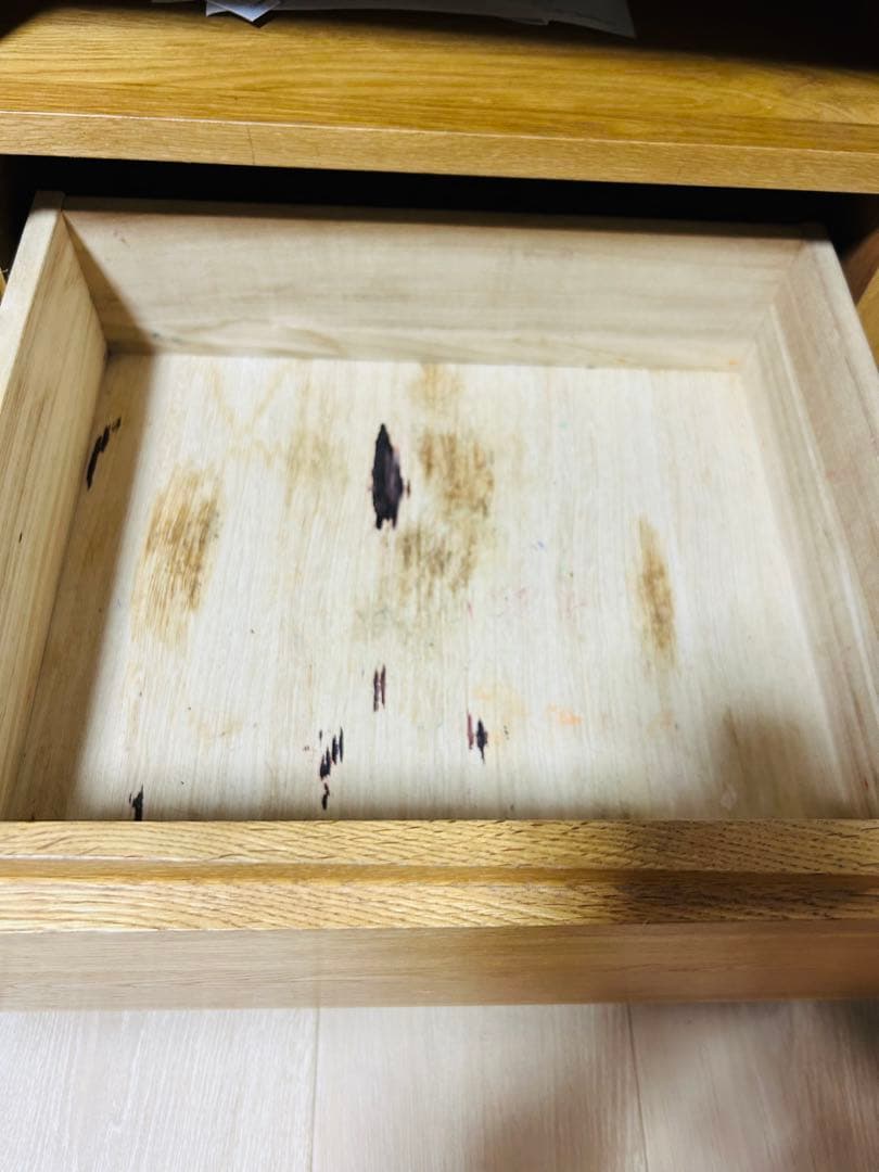 国産品　タモ集成材　テレビボード　木製テレビ台　w160㎝