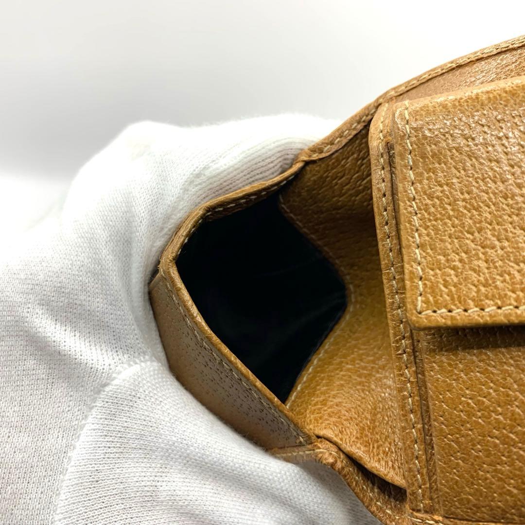 美品✨GUCCI グッチ GGキャンバス 二つ折り財布 04862・4276