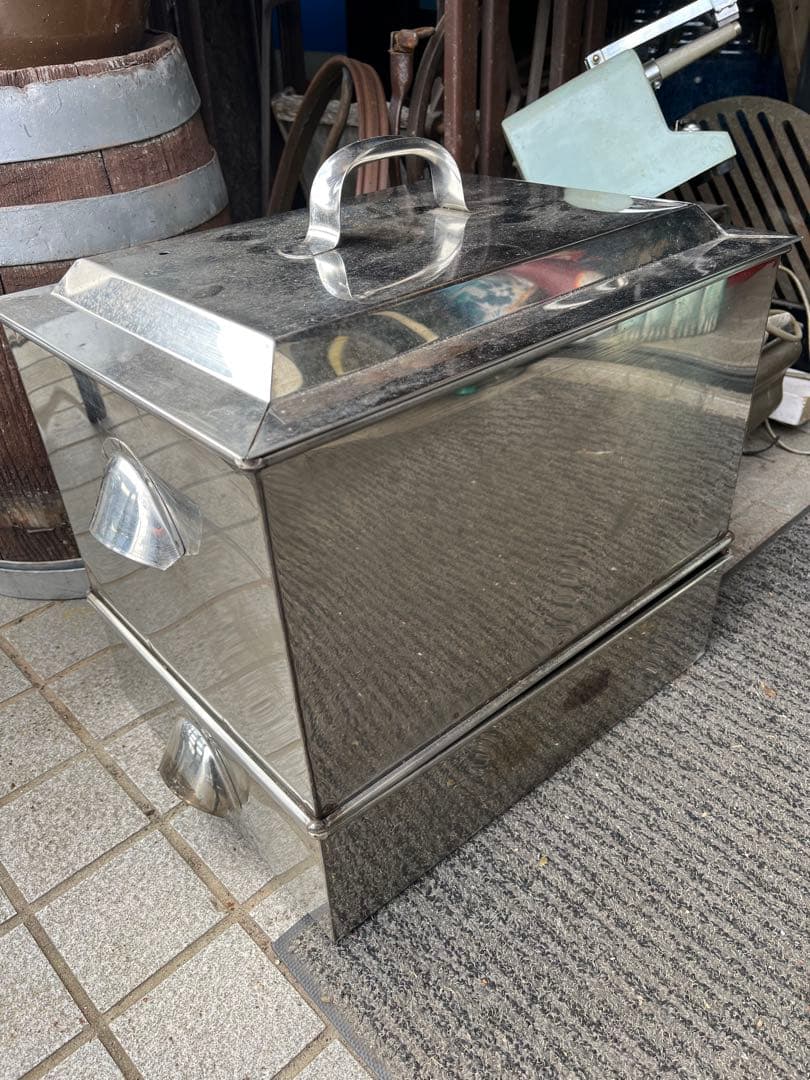 蒸し器 、2段 、ステンレス 、角蒸し器、蒸器・蒸篭・蒸籠・せいろ ・飲食店