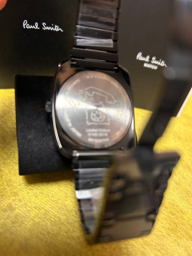 るう♡Paul Smith ブラック アナログ時計　三浦春馬さん