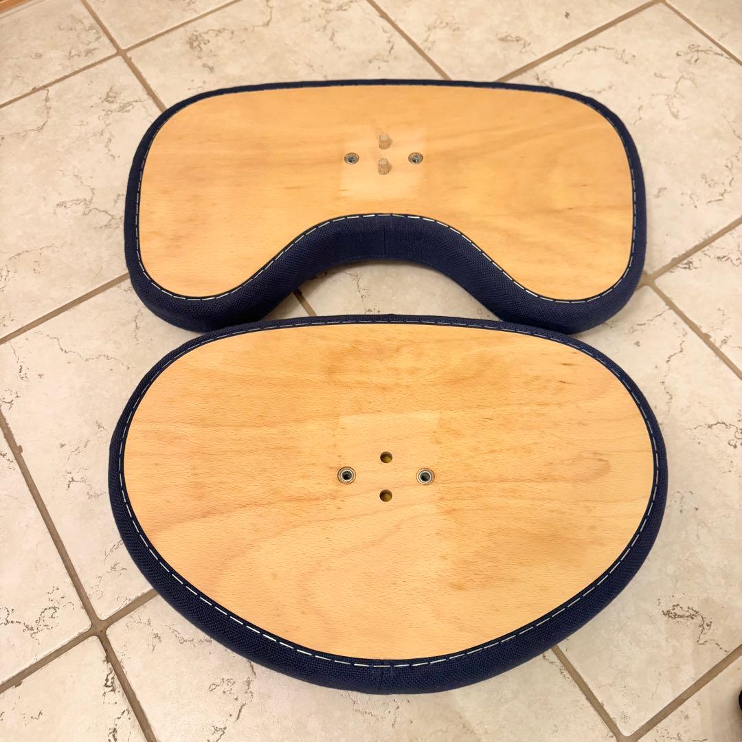 【美品】Rybo リボ社 バランスイージー バランスチェア ネイビー カバー付