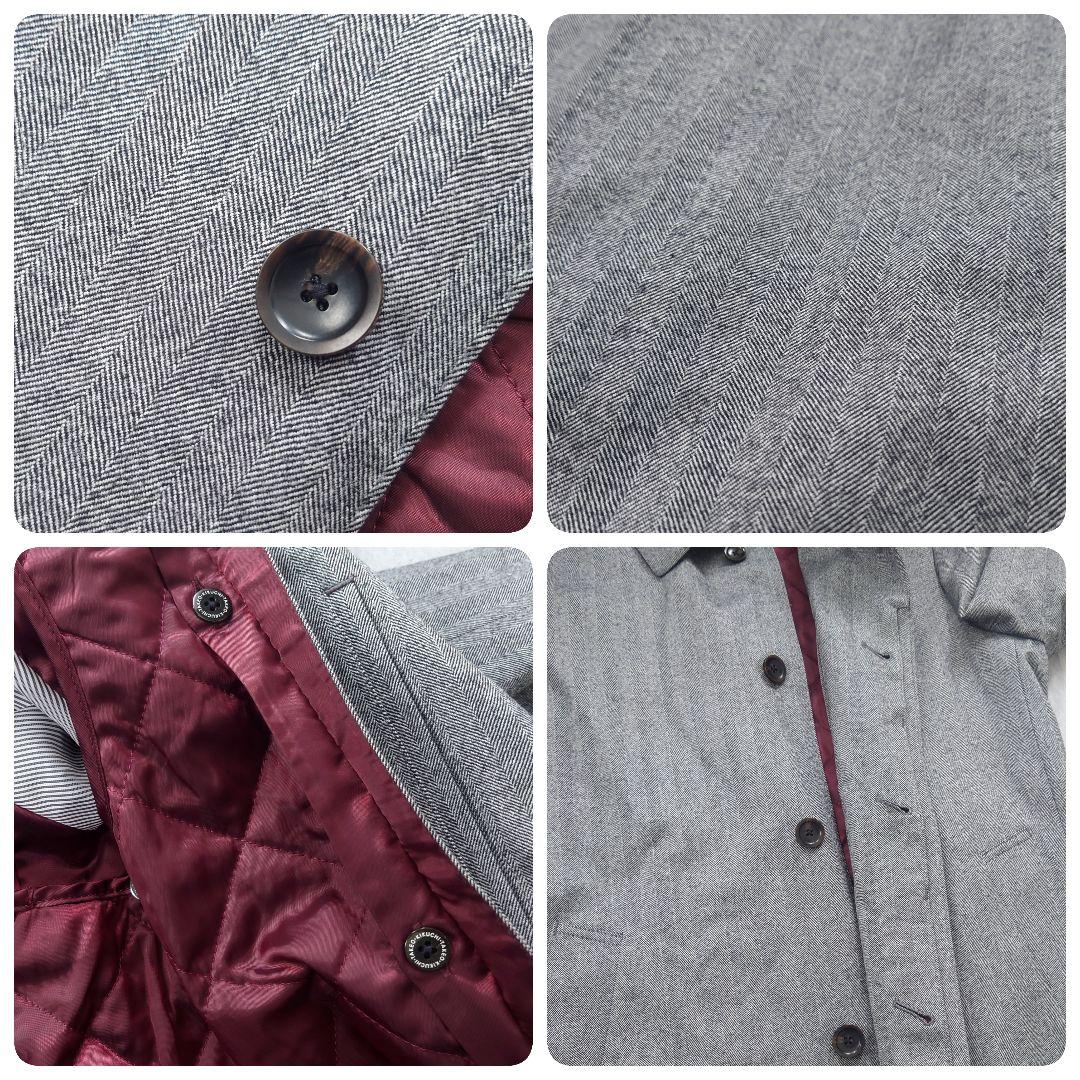 タケオキクチ 現行タグ ステンカラーコート ヘリンボーン ライナー 2way