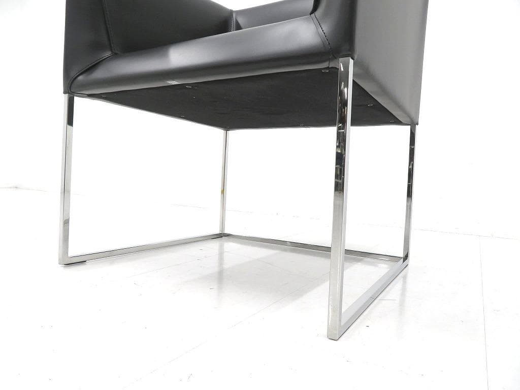 展示品　イタリア　FRAG　フラッグ　総本革　サドルレザー　チェア　ソファ