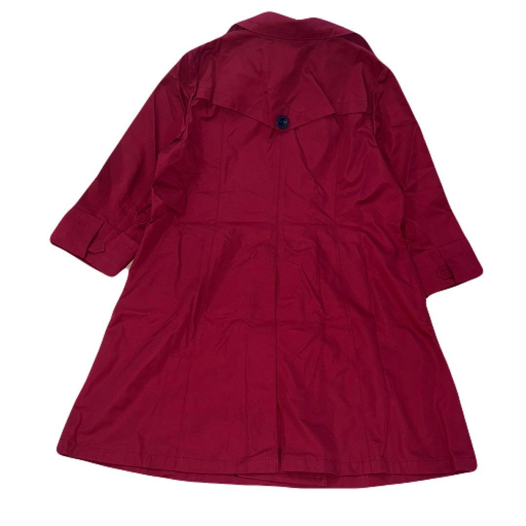 トシ レリアン 未使用 トレンチコート 赤 サイズ13＋ 大きいサイズ