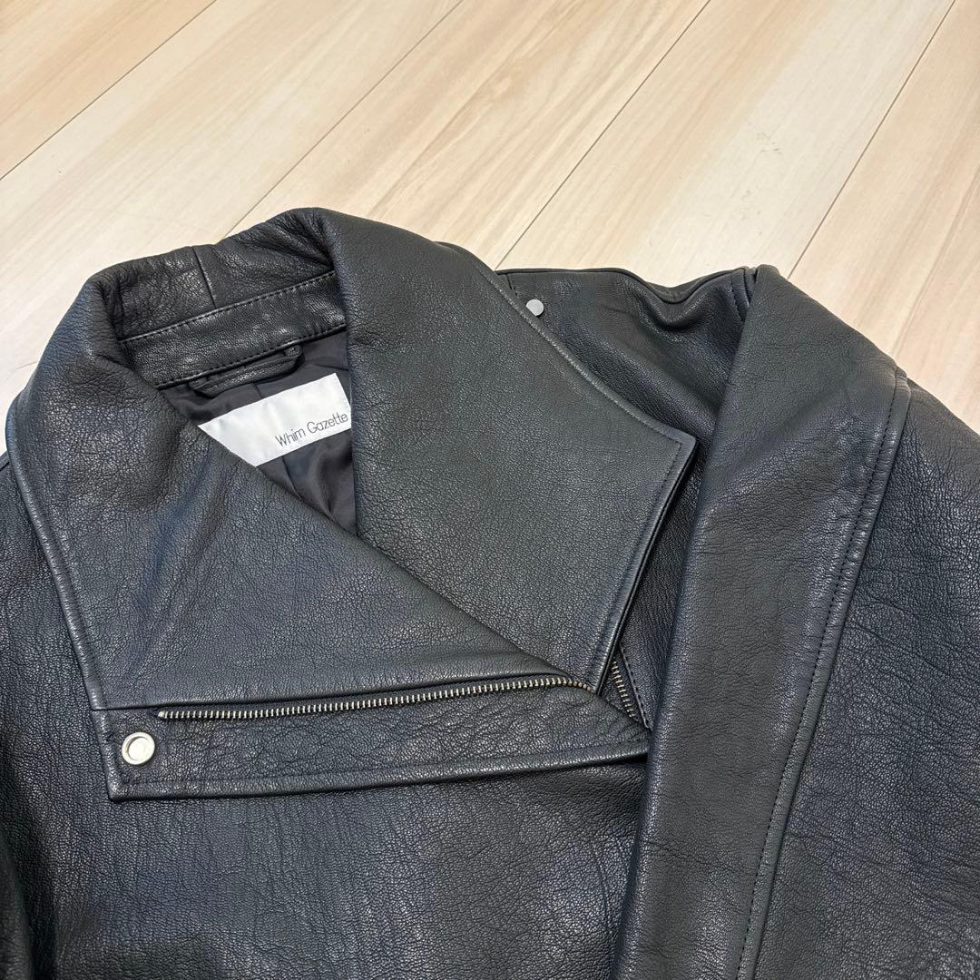 極美品&希少品 Whim Gazette コレクション本革ライダースジャケット