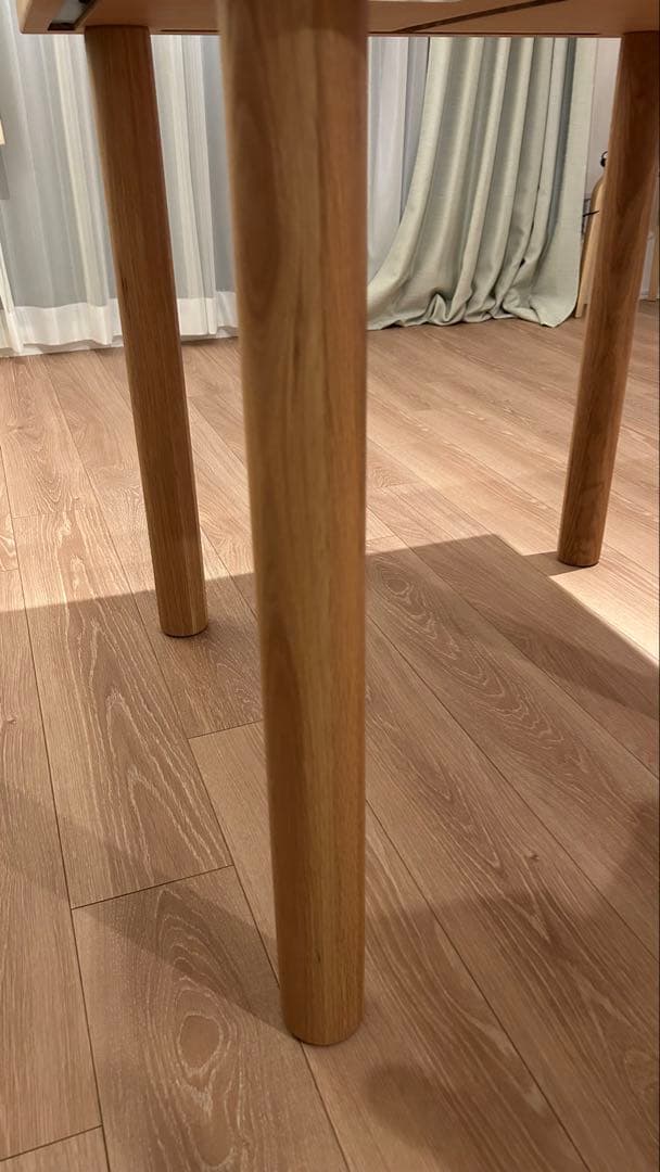 【無印良品】廃盤商品　木製ダイニングテーブル80×80 木製テーブル