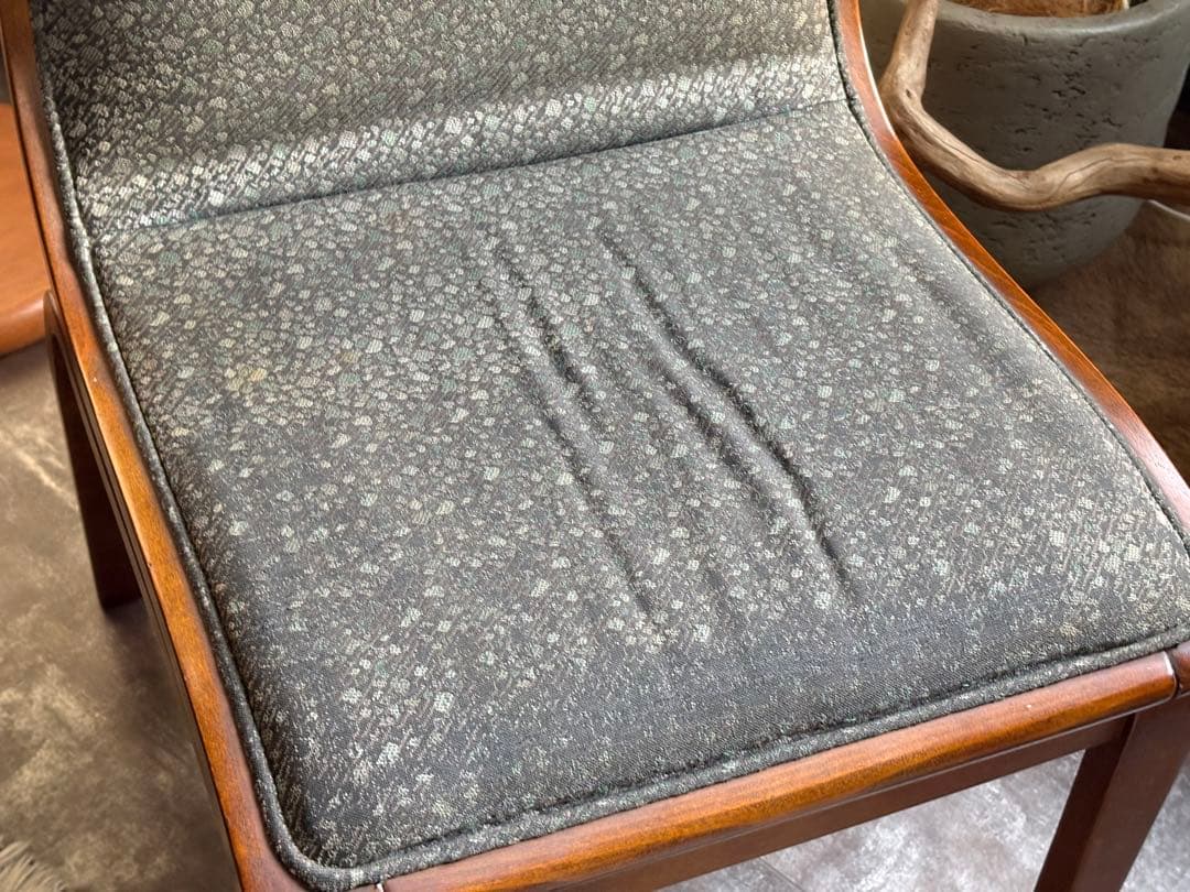 ②オールドカリモク karimoku ヴィンテージチェア　ビンテージチェア　RZ