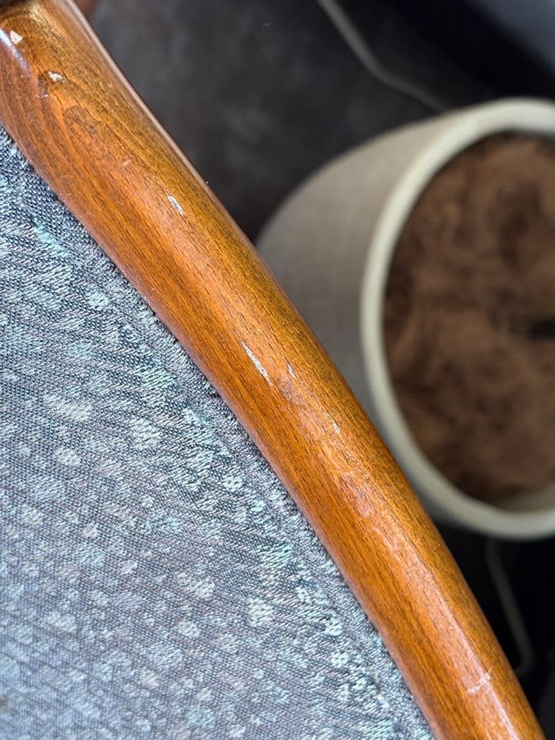 ②オールドカリモク karimoku ヴィンテージチェア　ビンテージチェア　RZ