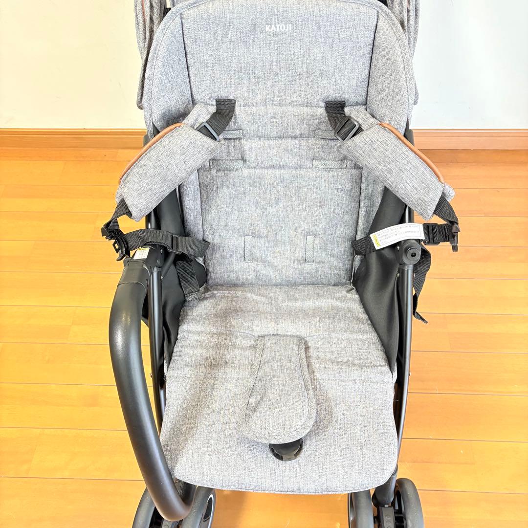 【美品•リアシート付属】KATOJI 2人乗りベビーカー 2-シーター ネクスト
