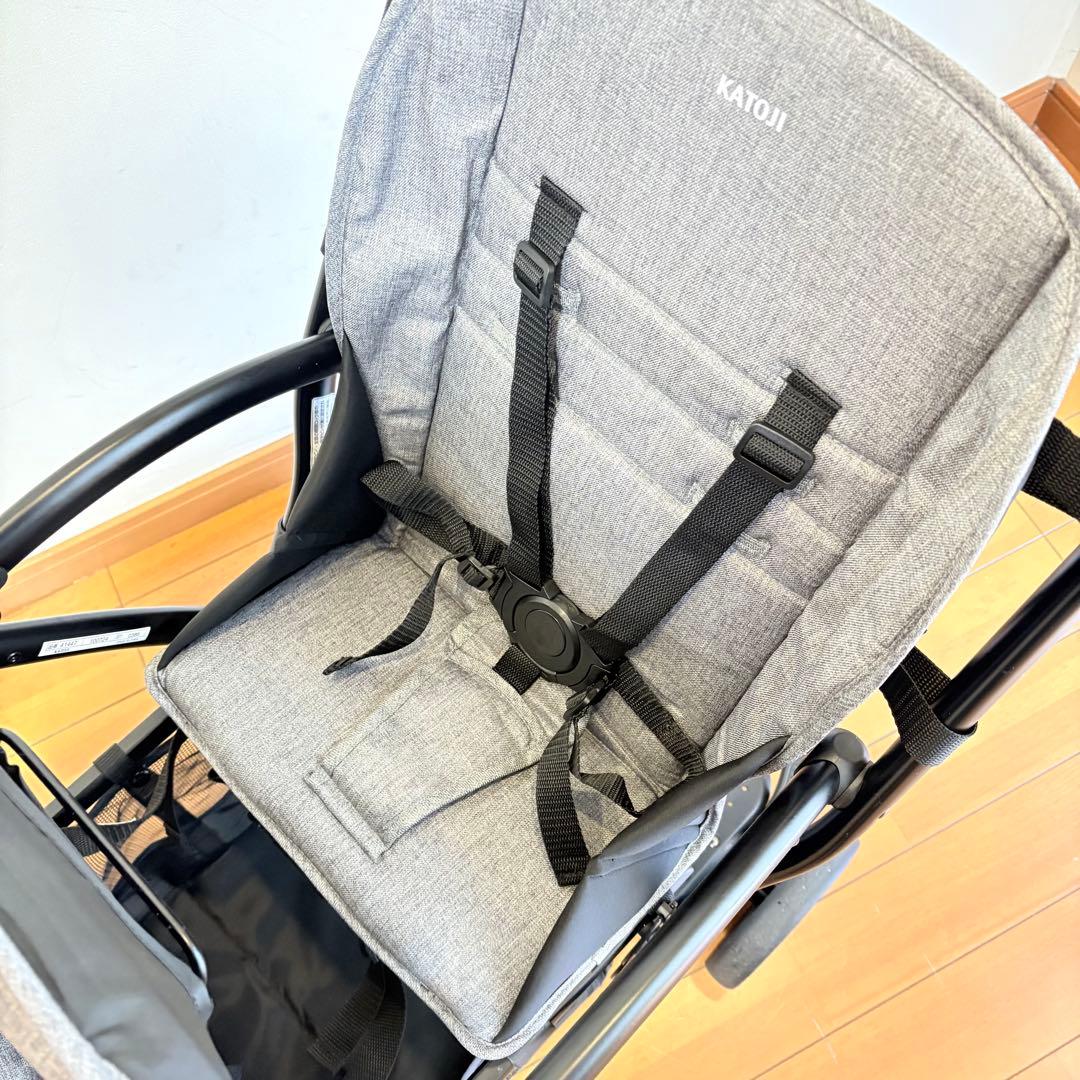【美品•リアシート付属】KATOJI 2人乗りベビーカー 2-シーター ネクスト