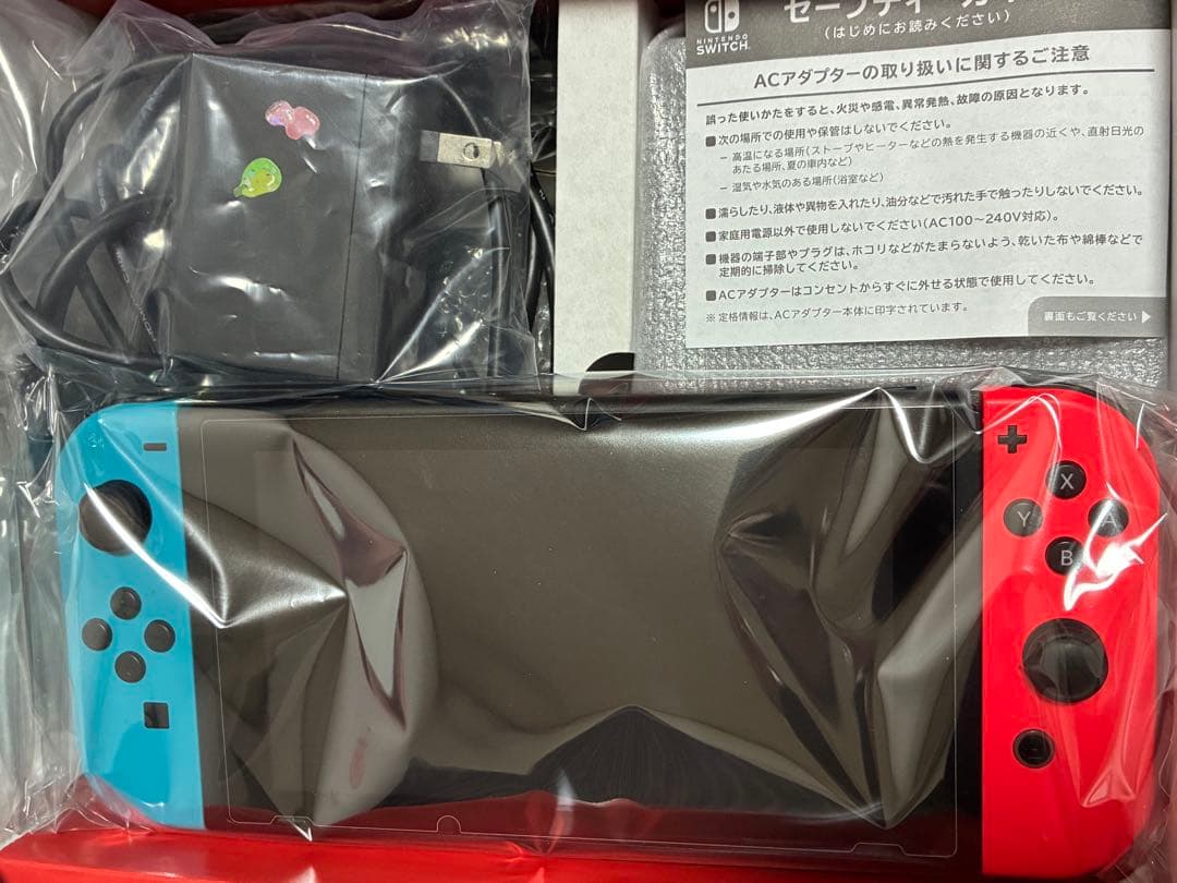 Nintendo Switch 赤/青 本体 SDカードなし 初期化済み