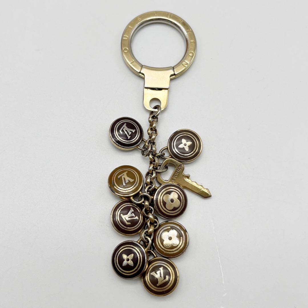 ルイヴィトン ポルトクレ バスティーユ キーホルダー キーチャーム ゴールド