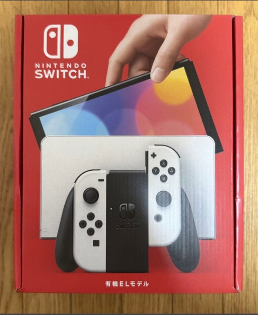 任天堂　Switch スイッチ　本体　新品　未開封　有機ELモデル　店舗印有　白