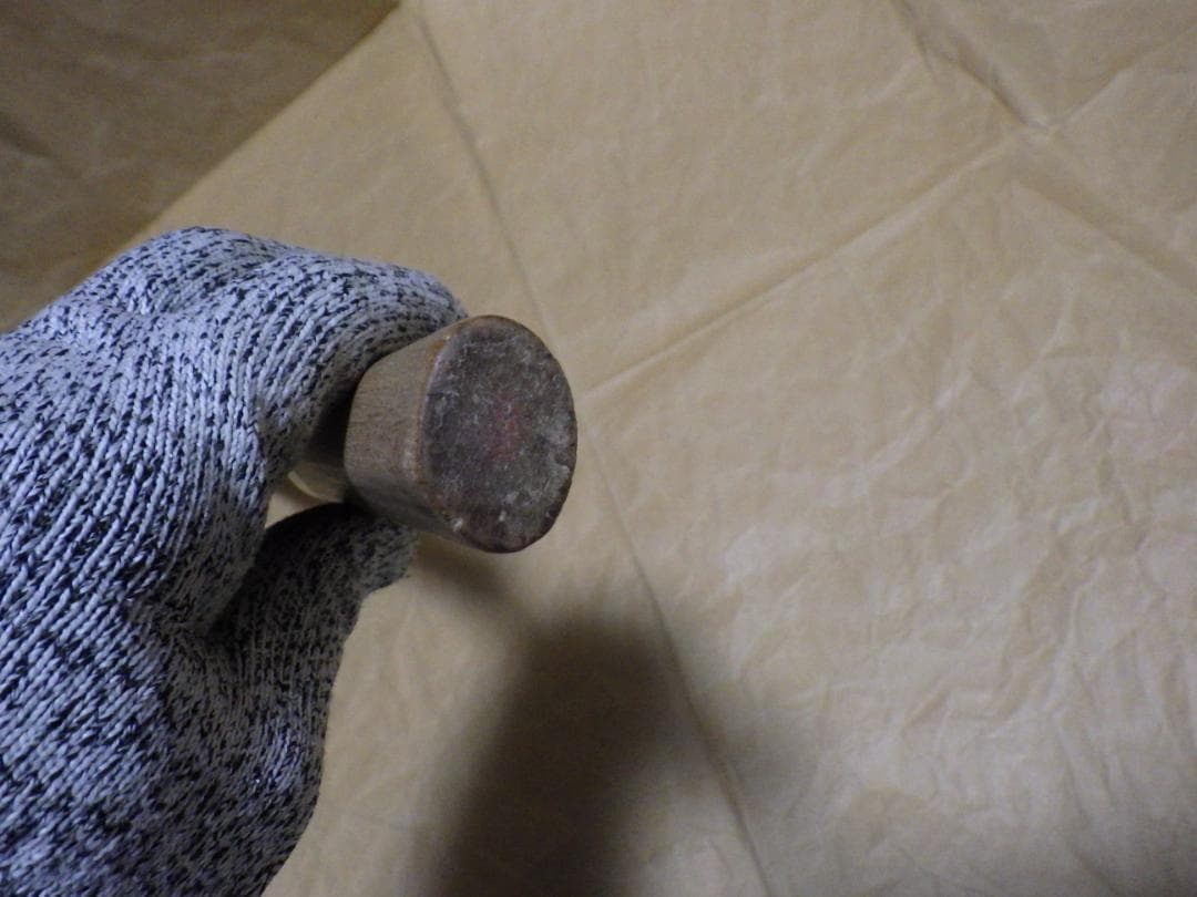 正本総本店★肉付包丁刃渡尺0寸★本水牛柄・玉白鋼★KS2833　　209