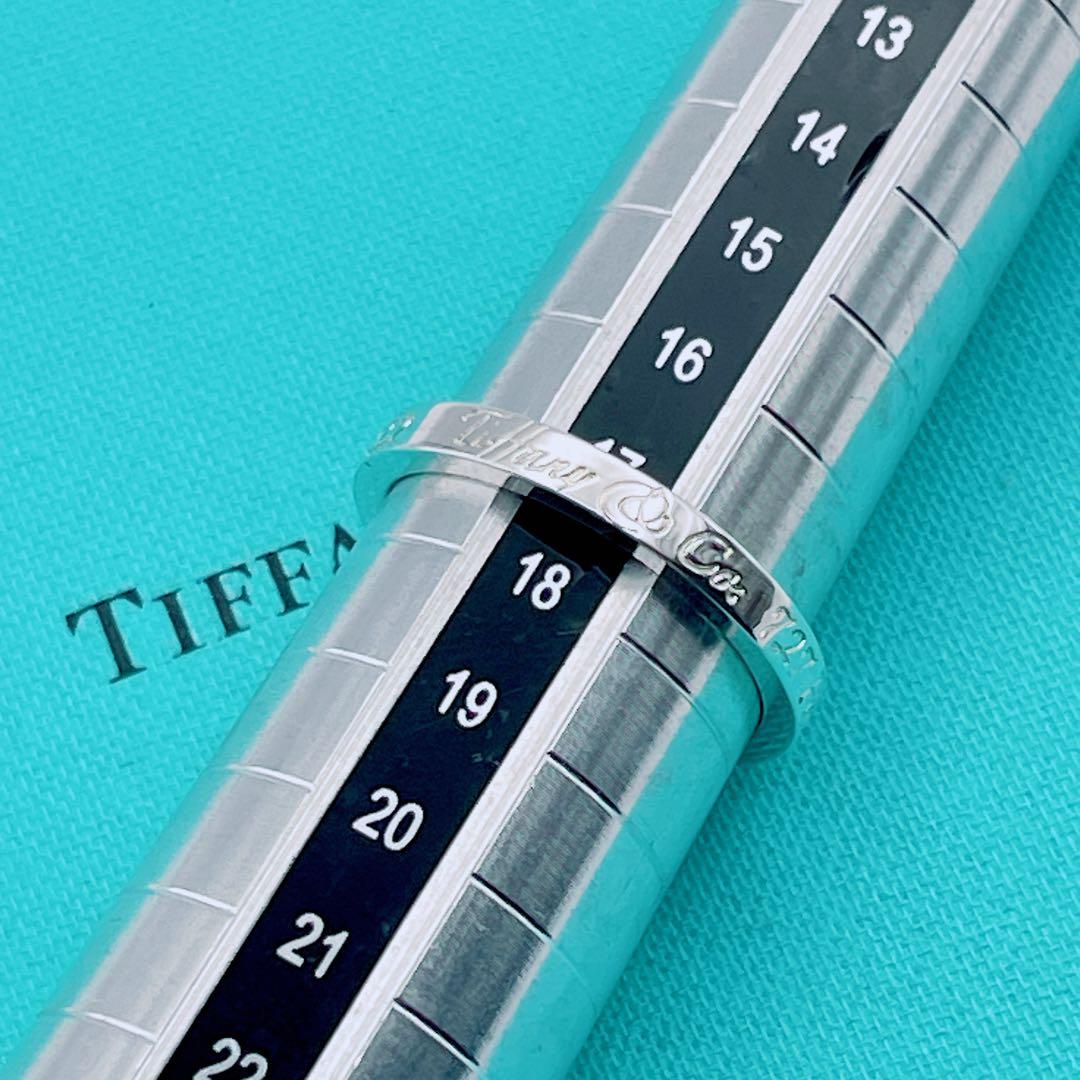 Tiffany & Co. リング　ナロー　ノーツ　17号　指輪　シルバー925