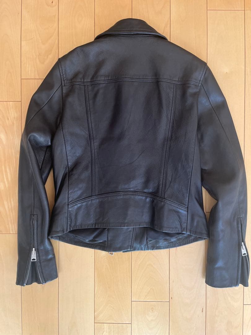 【美品】値下げ！レザージャケット ブラック Mサイズ　英国ブランド