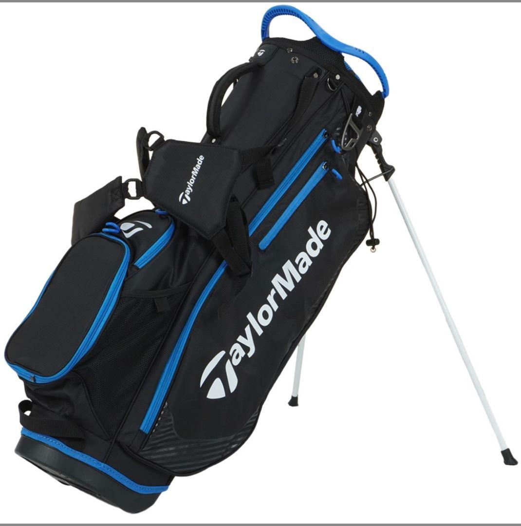 TaylorMade スタンド式ゴルフバッグ ブラック/ブルー