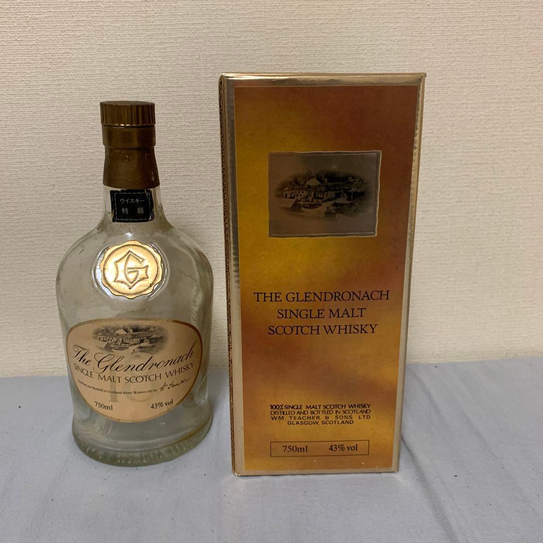 グレンドロナック18年　空き瓶　箱付き