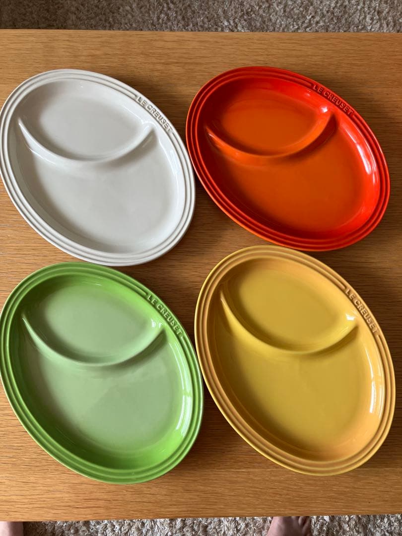 Le Creuset マルチオーアプレート4枚セット