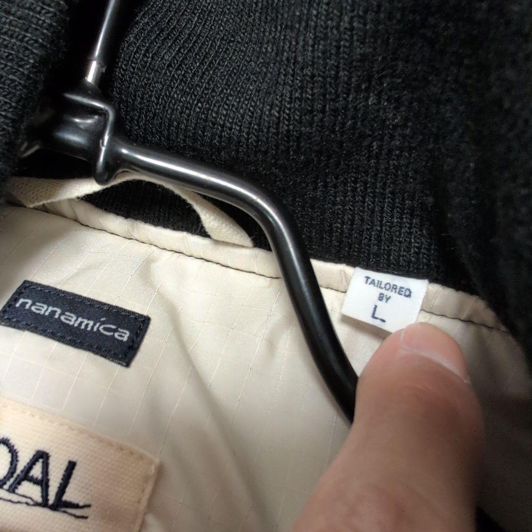 美品　ナナミカ　Insulation Varsity Jacket　黒　L