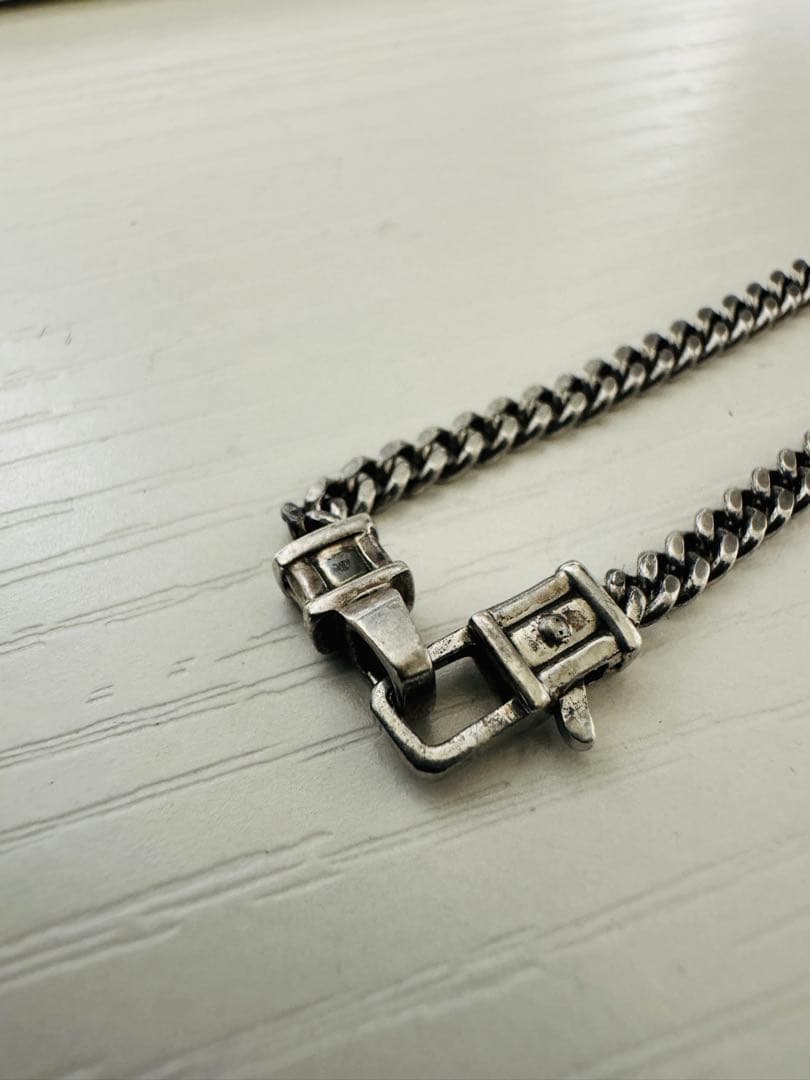 【箱付】TOMWOOD Curb Bracelet M SV925　7inch