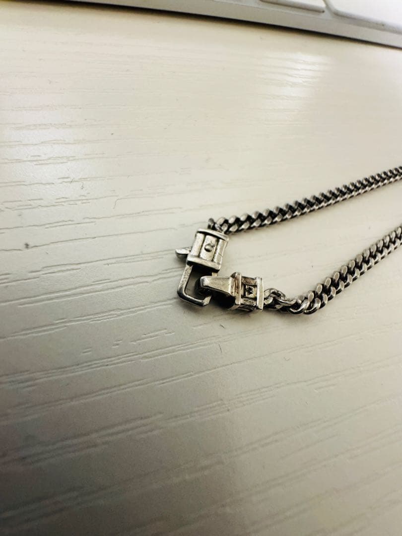 【箱付】TOMWOOD Curb Bracelet M SV925　7inch