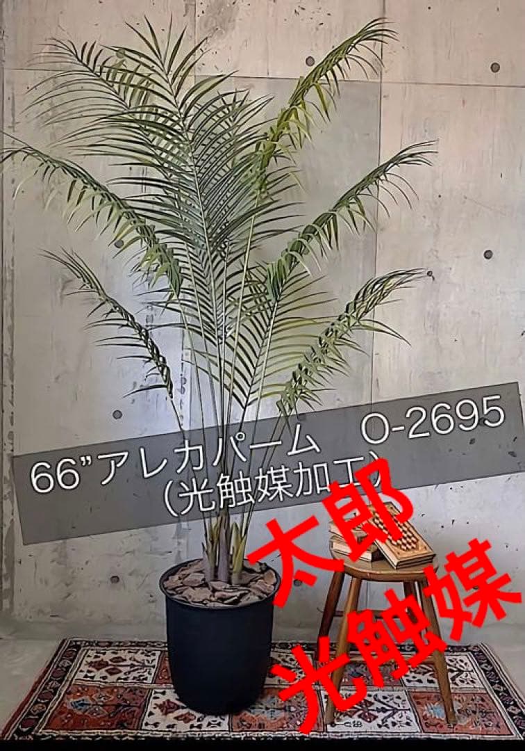 光触媒　人工観葉植物　ウォールグリーン　フェイクグリーン　アレカヤシ@gp