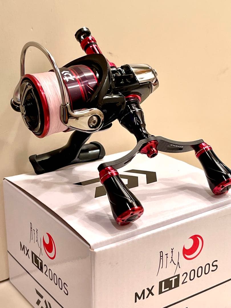 最終☆ カスタム Daiwa 18月下美人 MX LT 2000S ライン付