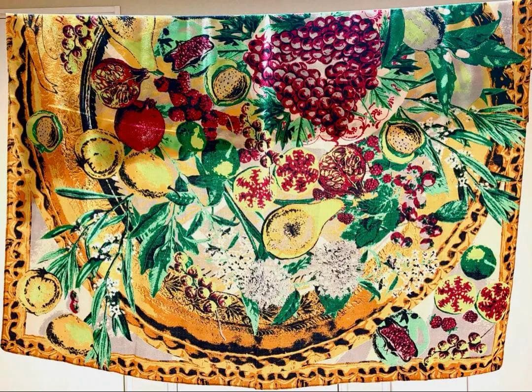 12/14限定【新品】manipuri マニプリ＊大判 シルク混ウールストール