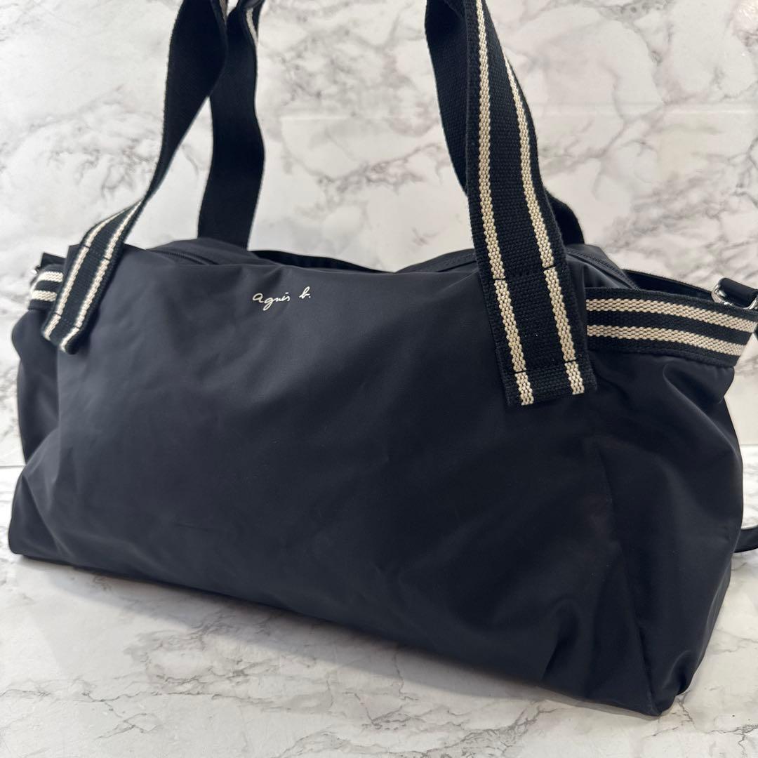 ほぼ未使用agnes b. VOYAGEアニエスベー ボヤージュ ボストンバッグ