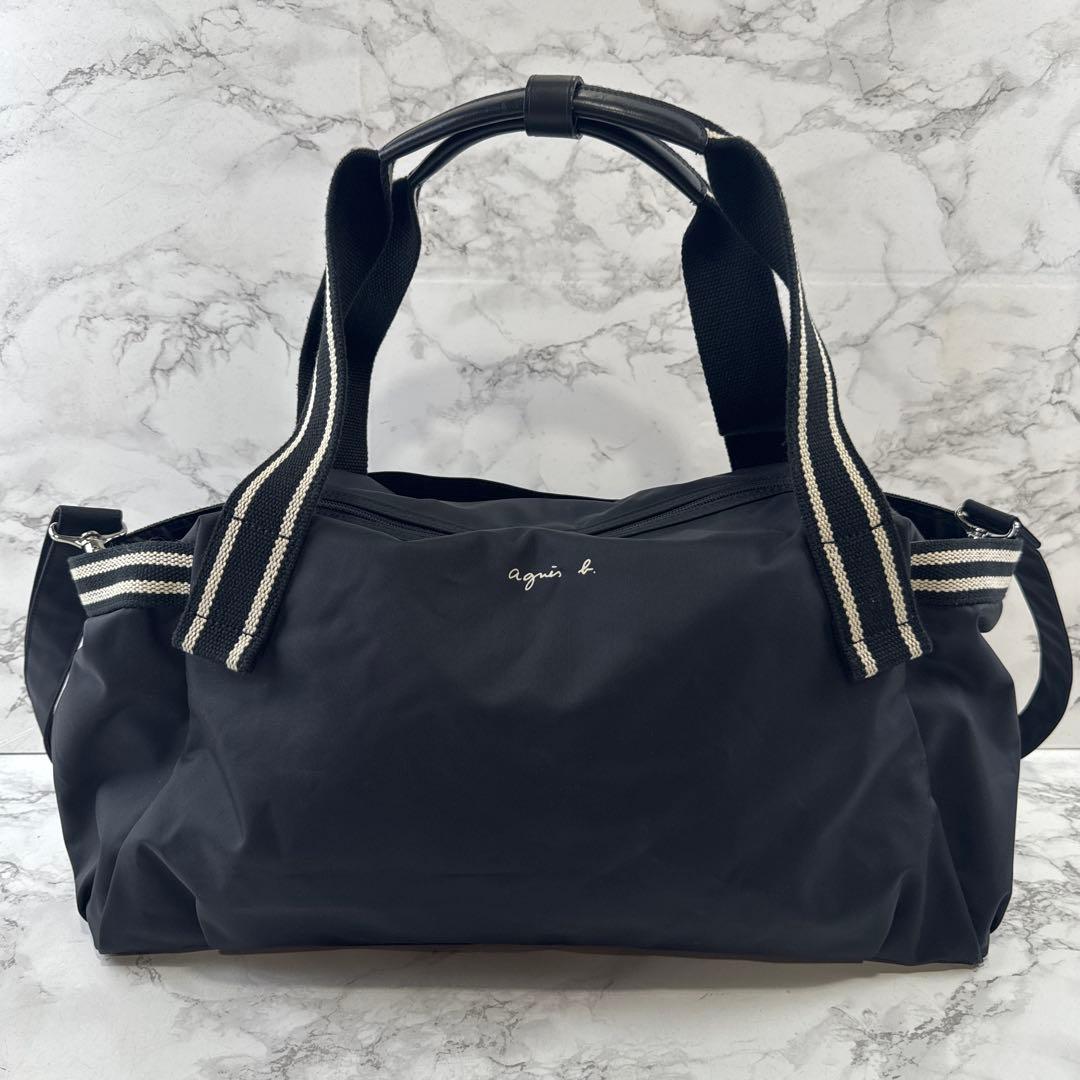 ほぼ未使用agnes b. VOYAGEアニエスベー ボヤージュ ボストンバッグ