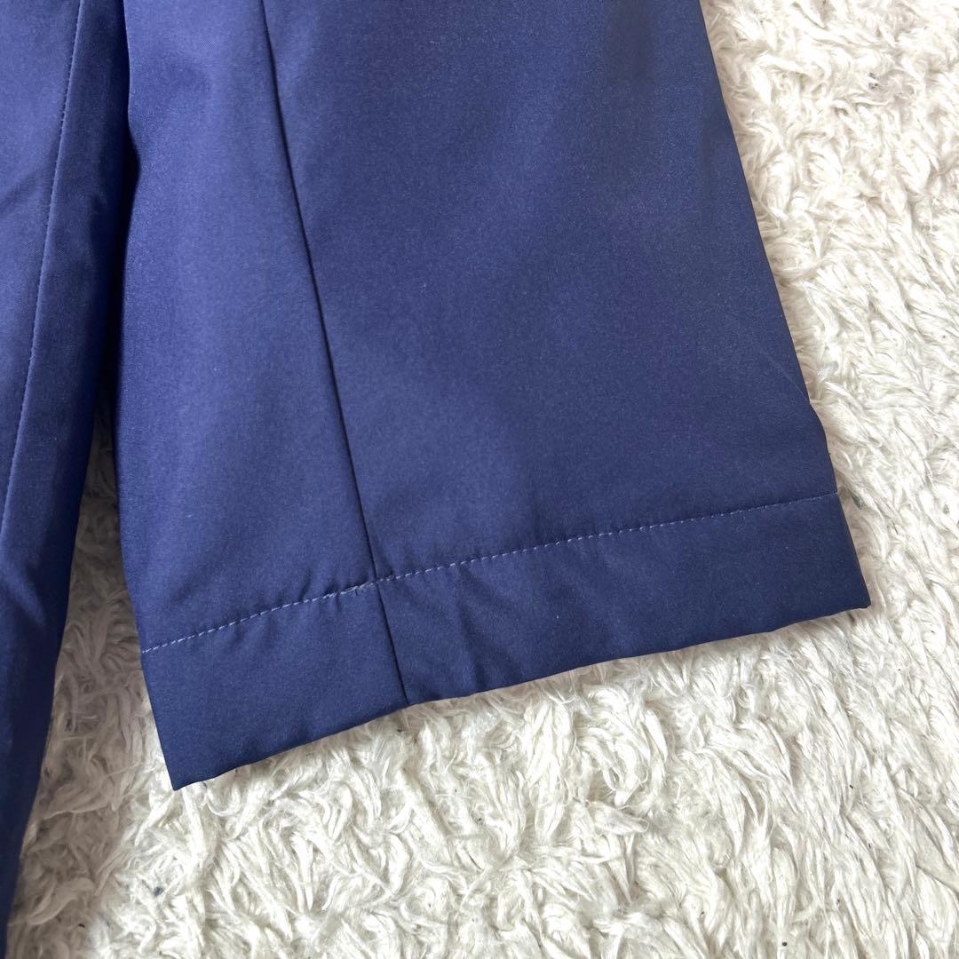 【新品タグ付き】asics 中綿ロングコート ベンチコート ネイビー 3L